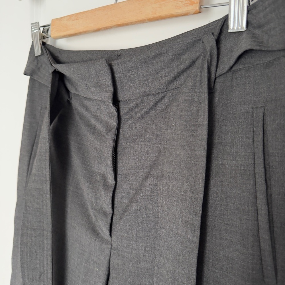 Wilfred tie front wool  pants gray size 6 - Picture 5 of 13
